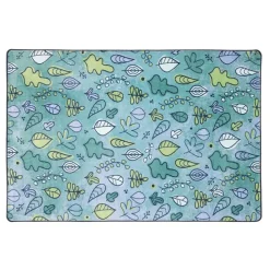 Falling Leaves Pattern Carpets Rectangle