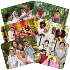 Families of the World Puzzles Set of 6