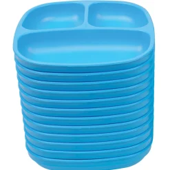 Family Style Dining Divided Plates Set of 12