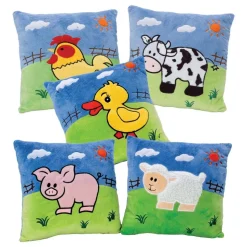 Farm Animal Pillows Set of 5