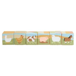 Farm Animal Soft Blocks 6 Pieces