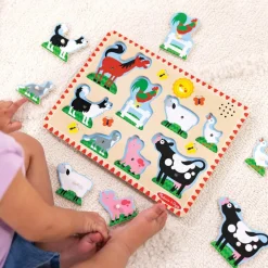 Farm Animals Sound Puzzle