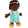 Fastening Learn To Dress Doll Female with Orange Headband