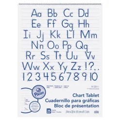 Flip Chart Tablets 24" x 32" 1.5" Rule White Paper
