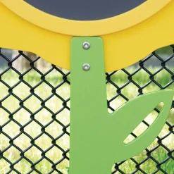 Floral Fence Easel Yellow Sunflower