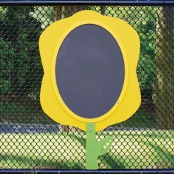Floral Fence Easel Yellow Sunflower