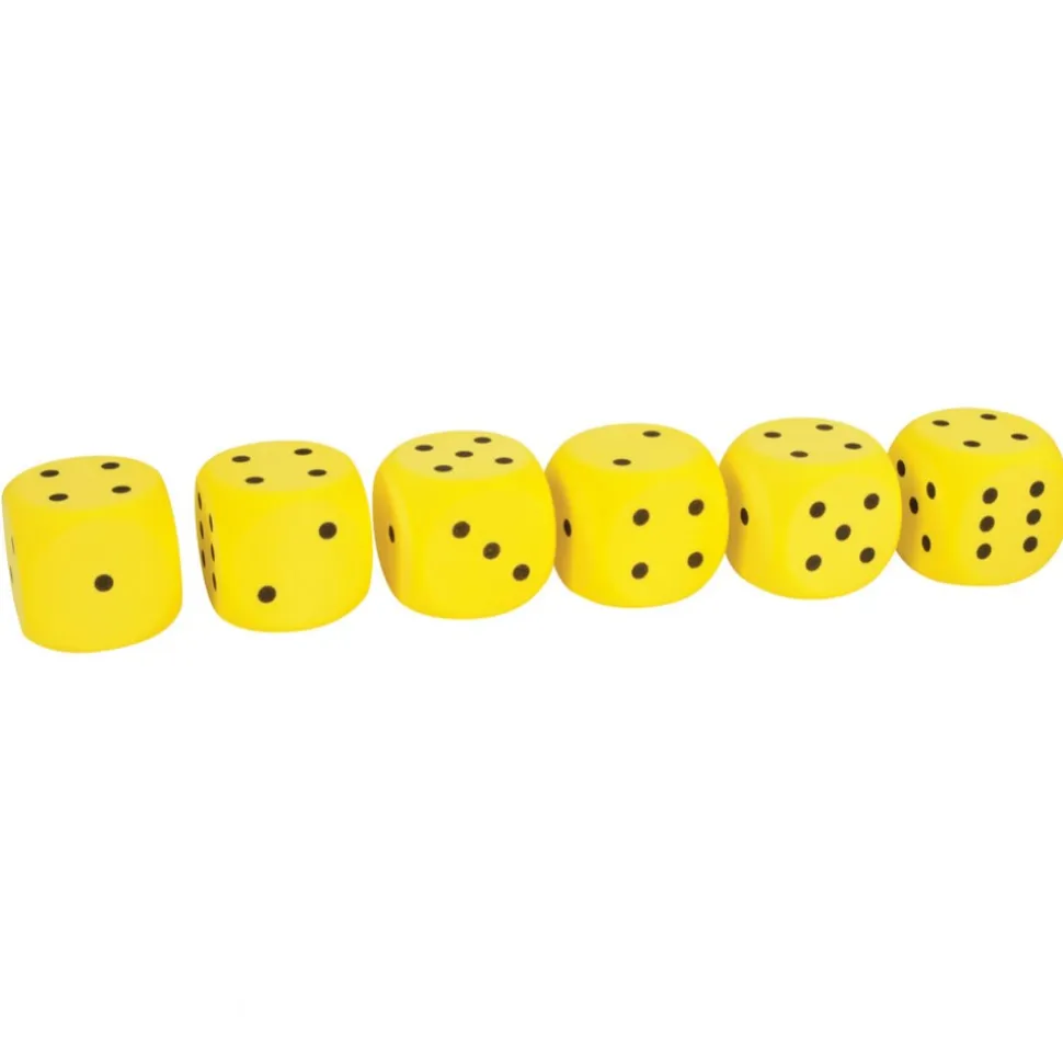 2" Foam Dice 6 Piece Sets