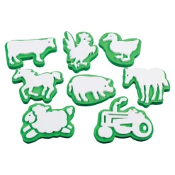 Foam Jumbo Stampers with Animals, Sealife, Insects, and Transportation 48 Pieces