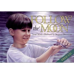 Follow the Moon Hardcover Book and CD
