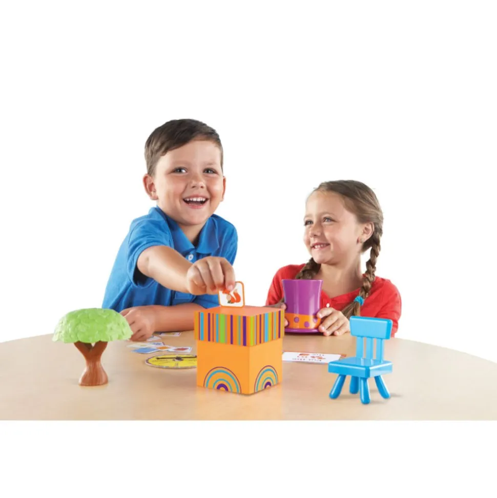 Fox in the Box Positional Words Activity Set
