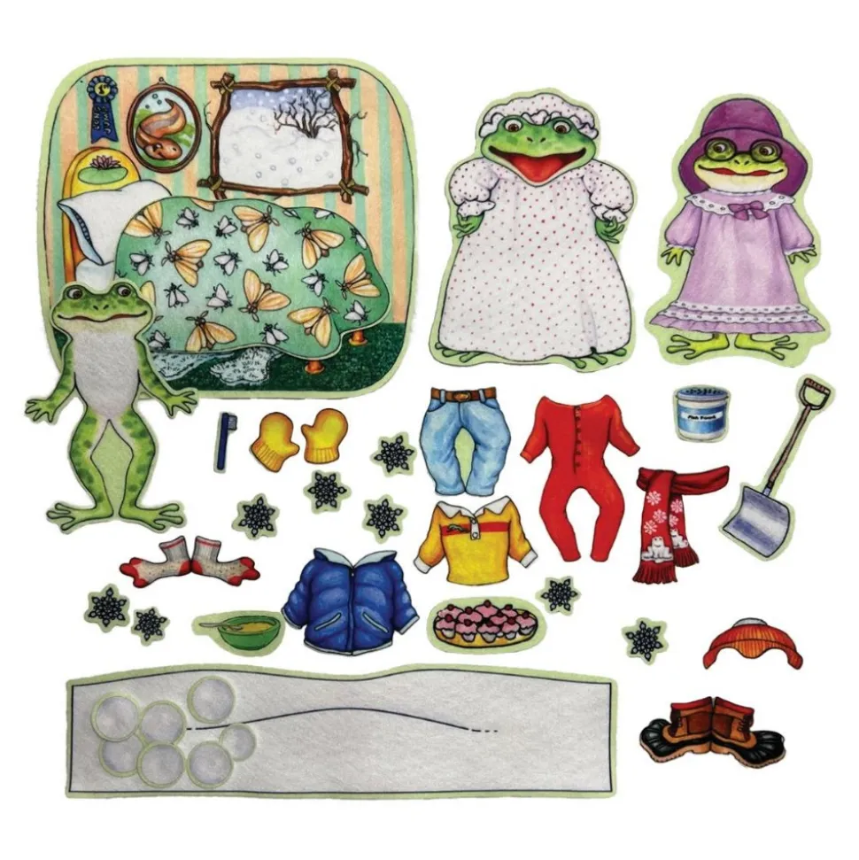Freddy Frog Soft Felt Set 14 pieces