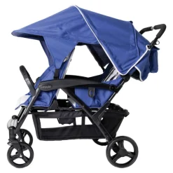 Gaggle® Odyssey 4-Seat Quad Stroller Blue/Gray
