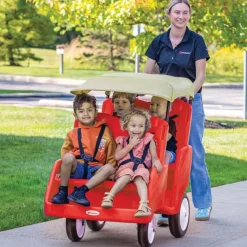 Gaggle® Parade 4 Child Stroller Red