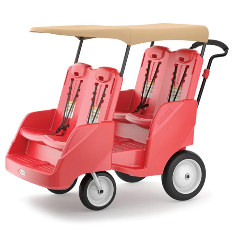 Gaggle® Parade 4 Child Stroller Red