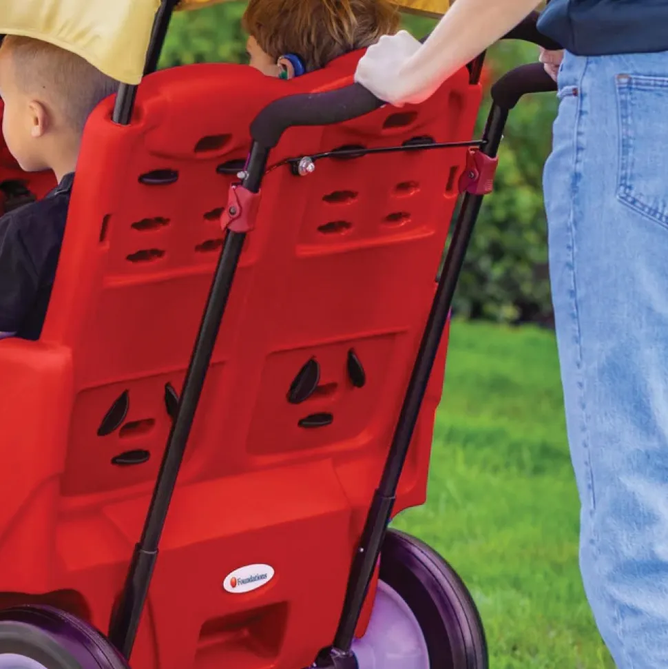 Gaggle® Parade 4 Child Stroller Red