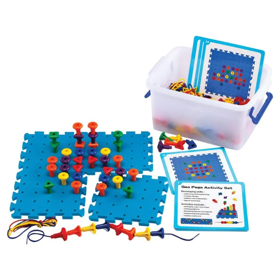 Geo Pegs Classroom Set 172 Pieces
