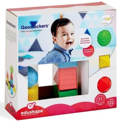 Geostacker Sorting and Stacking Toy 11 Pieces
