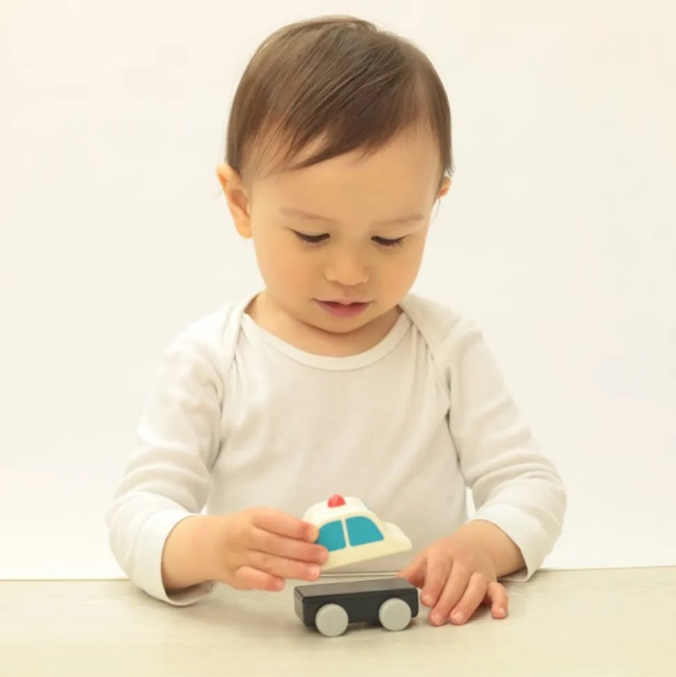 Go Go Working Cars 18 Piece Magnetic Blocks Set