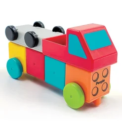Go Go Working Cars 18 Piece Magnetic Blocks Set