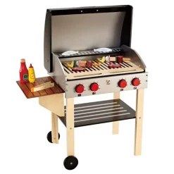 Grill with Food