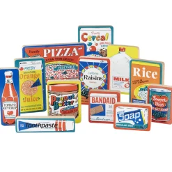 Grocery Store Wooden Play Products 12 Pieces
