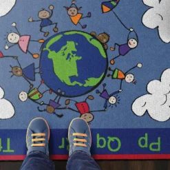 Happy World Carpet 3' x 5' Rectangle