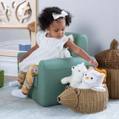 Hedgehog Washable Wicker Basket