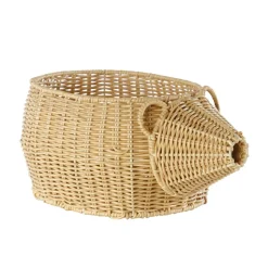 Hedgehog Washable Wicker Basket