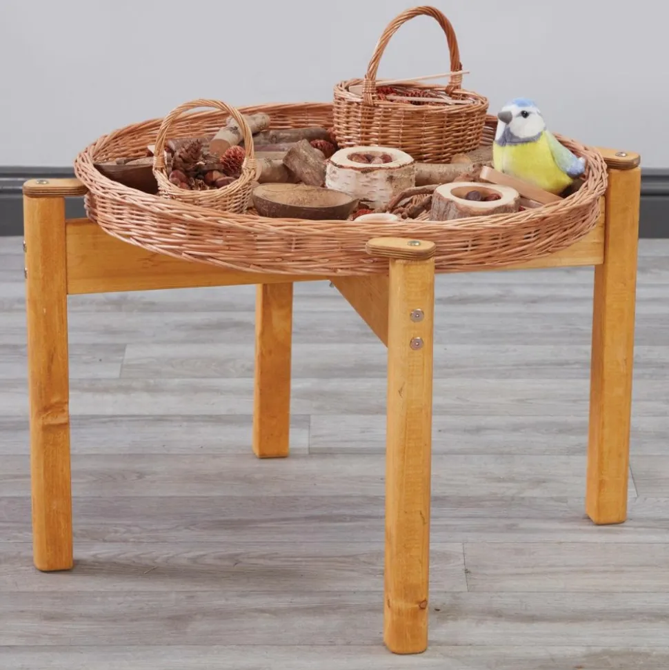 Heuristic Wicker Tray 23"