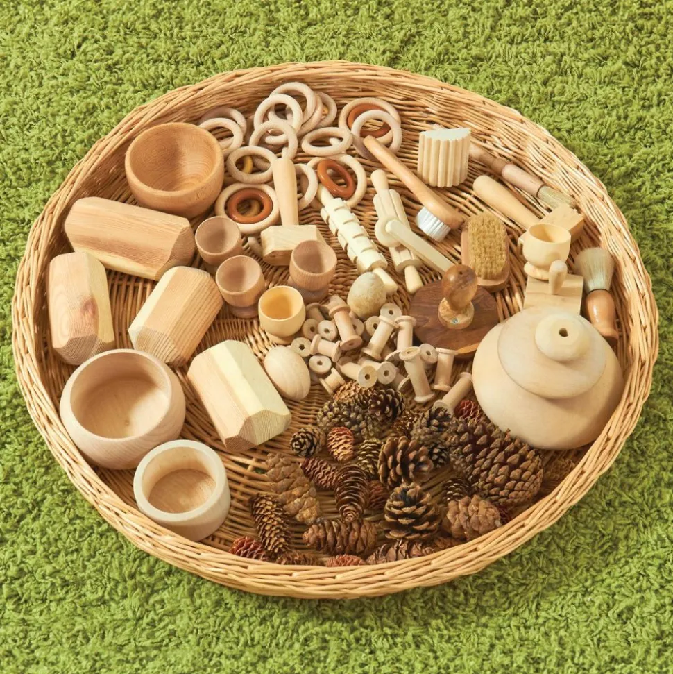 Heuristic Wicker Tray 23"