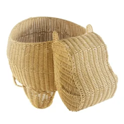 Hippo Washable Wicker Floor Basket