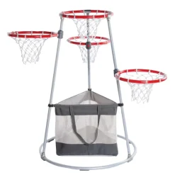 4-Hoop Basketball Play Set with Storage Bag