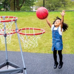 4-Hoop Basketball Play Set with Storage Bag