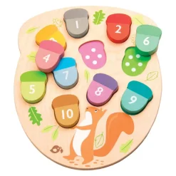 How Many Acorns? Count & Match Game