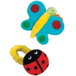 Infant Colorful Wrist Rattles Set of 6