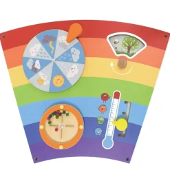 Interactive Rainbow Activity Wall Panels
