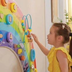 Interactive Rainbow Activity Wall Panels