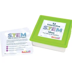 52 Interactive STEM Ideas for Infants and Toddlers 5" x 5" Activity Cards