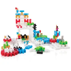IO Blocks® Tabletop Interlocking Construction Play Set 118 Pieces