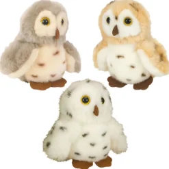 Itsy Bitsies Plush Spotted Owls Set of 3