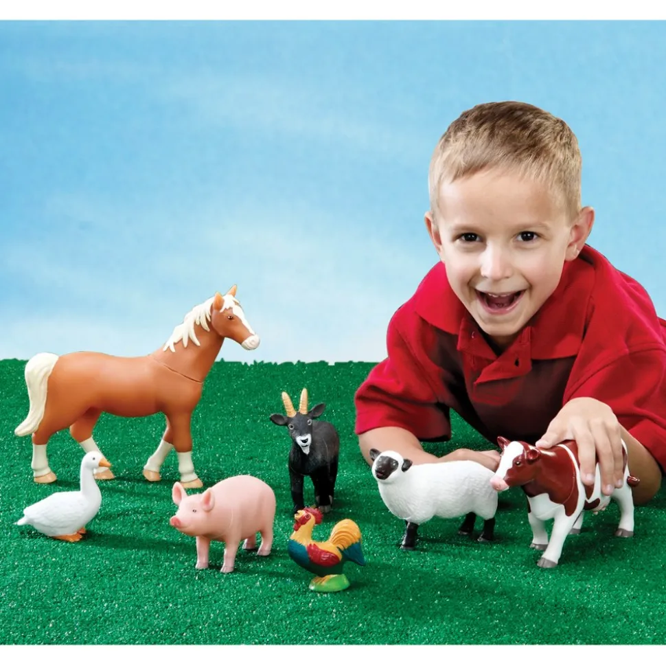 Jumbo Animals from the Jungle, Zoo and Farm 24 Pieces