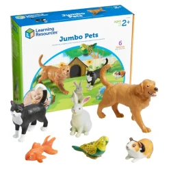 Jumbo Animals from the Jungle, Zoo and Farm 24 Pieces