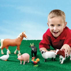 Jumbo Animals Including Pets, Jungle Animals, Farm Animals and Ocean Animals 24 Pieces