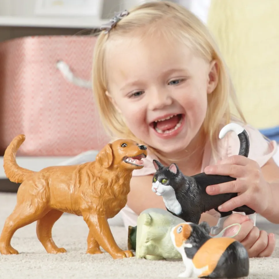 Jumbo Animals Set of 18 Farm, Jungle, & Pets