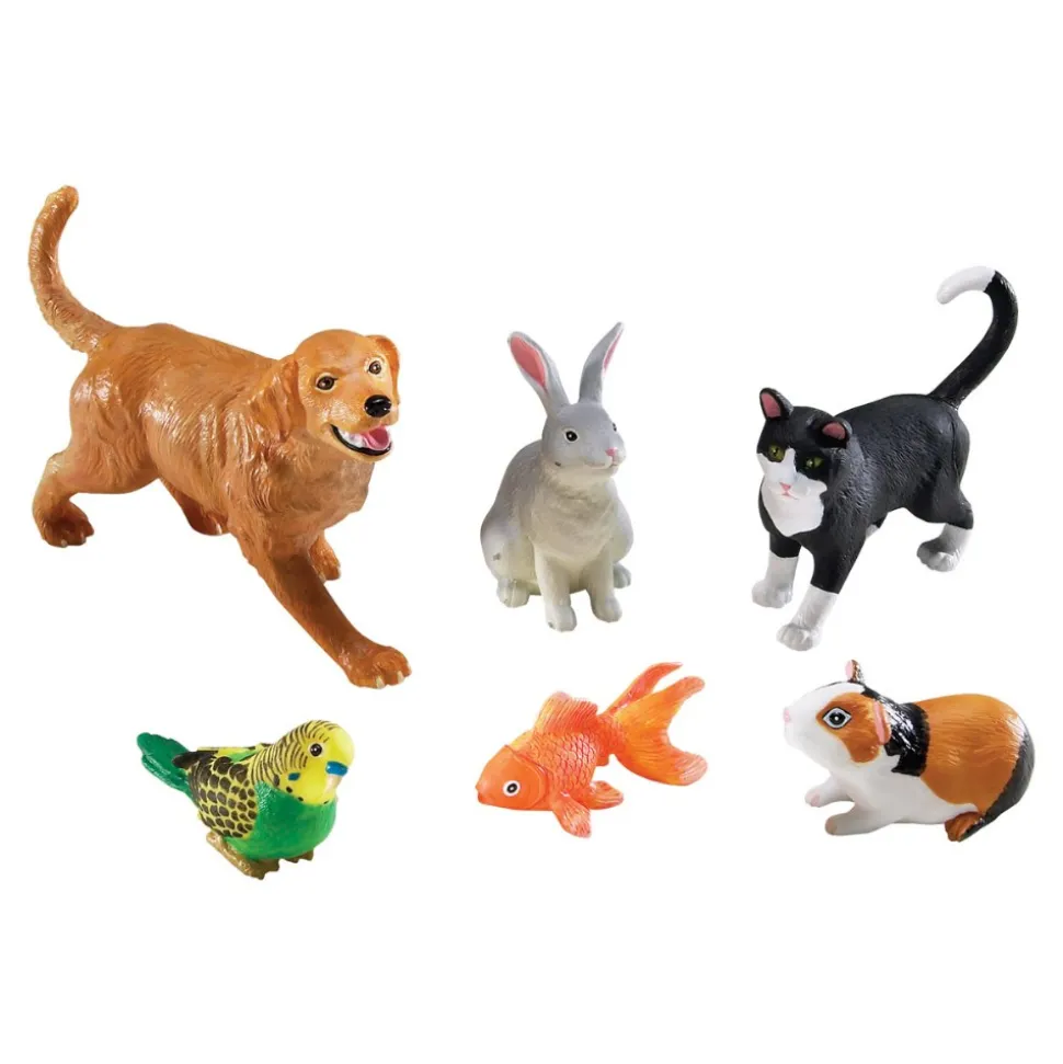 Jumbo Animals Set of 18 Farm, Jungle, & Pets