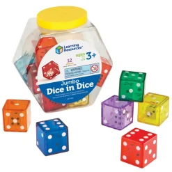 Jumbo Dice in Dice Set of 12