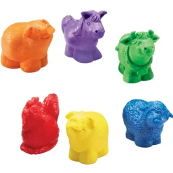 Jumbo Farm Animal Counters 30 Pieces
