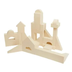 Jumbo Foam Blocks Natural 36 Pieces