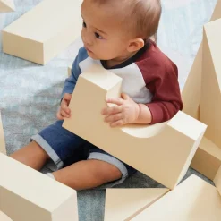 Jumbo Foam Blocks Natural 36 Pieces