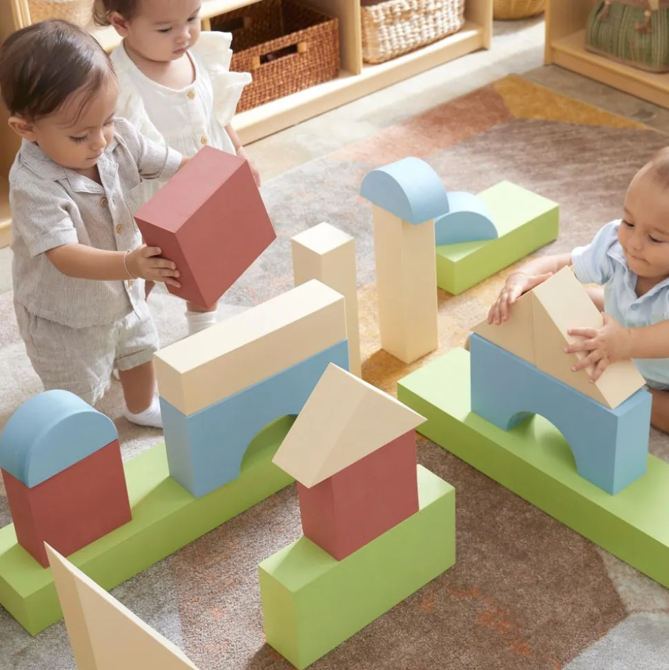 Jumbo Foam Colored Blocks 36 Pieces